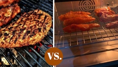 Difference between Broil and Grill