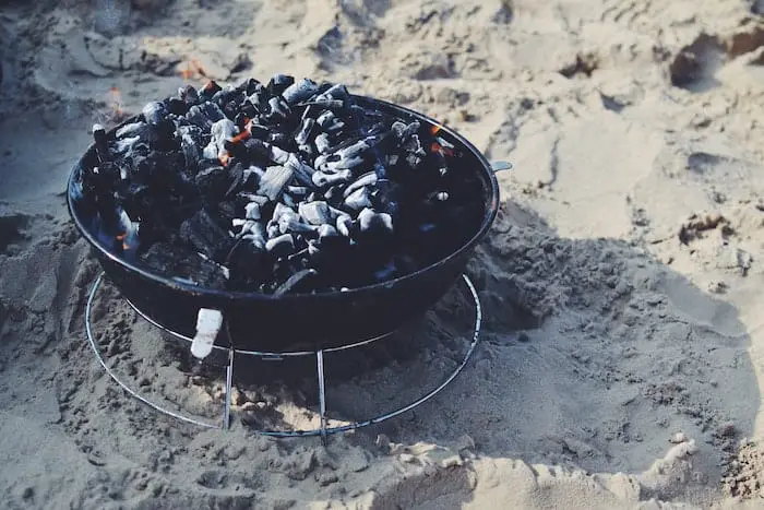 A Charcoal Grill As Fire Pit, How To Turn A Charcoal Grill Into A Fire Pit